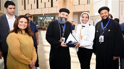 زيارة خاصة لوزيرة الهجرة للمتحف المصري الكبير بصحبة الوفد الشبابي لملتقى لوجوس الثالث