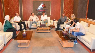 وفد شركة الإنتاج الأمريكية Lionsgate يزور مدينة الإنتاج الإعلامي (صور)