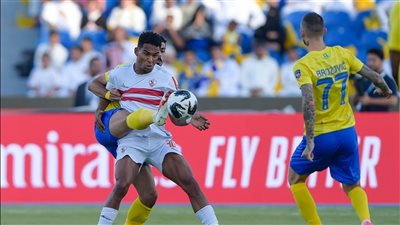 استمرار التعادل السلبي بين الزمالك والنصر السعودي بعد مرور 30 دقيقة (صور وفيديو)