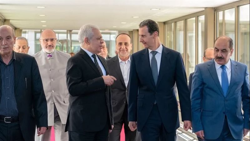 بشار الأسد وحمدين