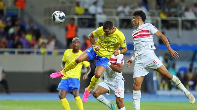 الزمالك والنصر السعودي،