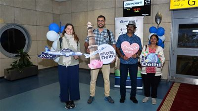 مصر للطيران تطلق أولى رحلاتها إلى نيودلهي