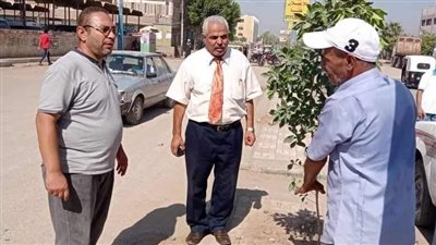 زراعة أشجار مثمرة وأخرى للزينة بمركزي ديرمواس وأبو قرقاص بالمنيا