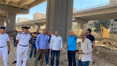 محافظ الجيزة يتفقد المحاور المحيطة بمحطة قطارات الصعيد في بشتيل وترعة المريوطية (صور) 