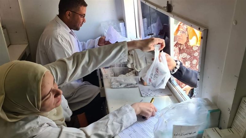 قافلة طبية بقرية