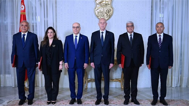 الرئيس التونسي والسفراء