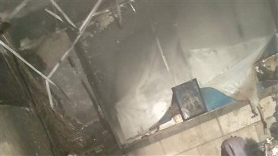 إخماد حريق بكنيسة العذراء مريم والشهيد أبي سيفين في المعصرة (صور) 