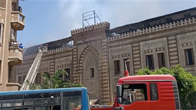 النيابة الإدارية تبدأ التحقيق في حريق وزارة الأوقاف