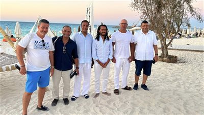 رامي الدكاني وأحمد أبو السعد من فعاليات البورصة بالساحل الشمالي (صور)