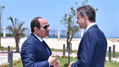 قادة الإمارات واليونان وفلسطين ضيوف السيسي بمدينة العلمين الجديدة (صور)