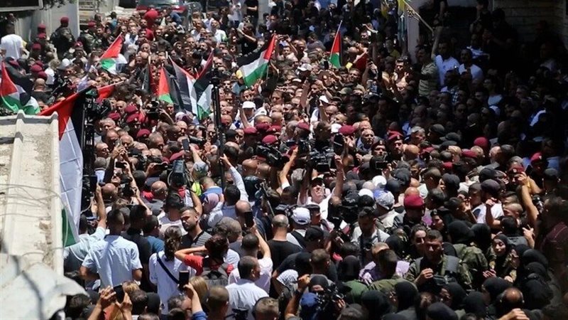 جنازة شهيد فلسطيني،