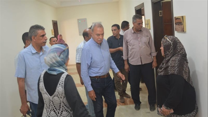 محافظ القليوبية خلال