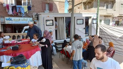 تقديم خدمات طبية لـ290 مواطنا خلال قافلة سكانية بالبحيرة (صور)