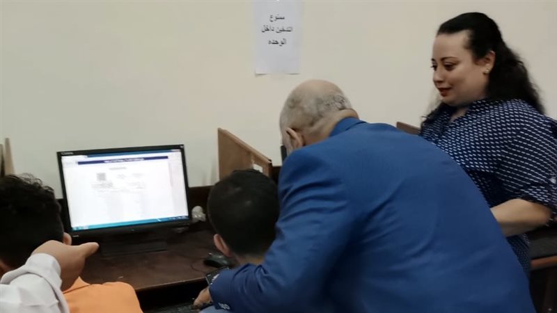 حسين يتفقد مكتب التنسيق