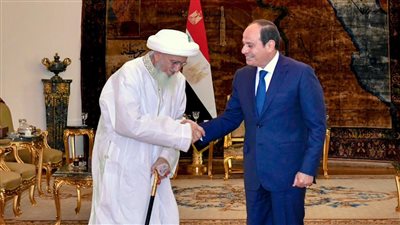  سلطان البهرة يشيد بإيمان السيسي بأهمية الحوار وانفتاح مصر على كافة الأديان والطوائف