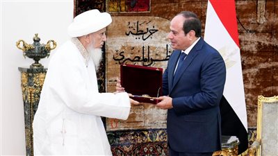 5 صور ترصد استقبال الرئيس السيسي لسلطان طائفة البهرة