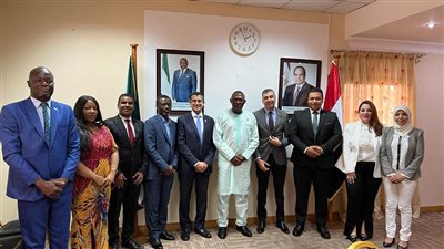 تفاصيل لقاء وفد تنسيقية شباب الأحزاب والسياسيين بسفير سيراليون فى القاهرة