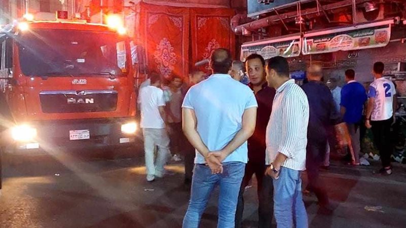 حريق مطعم بالإسكندرية،