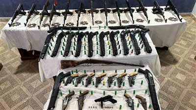 الأمن العام يضبط 9 قضايا مخدرات و3 قطع سلاح فى أسوان ودمياط 