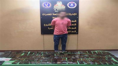 ضبط 10 عناصر اجرامية بحوزتهم كميات من الأيس والهيروين و180 طربة حشيش 