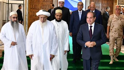 6 صور ترصد افتتاح السيسي أعمال التطوير والترميم لمسجد السيدة نفيسة