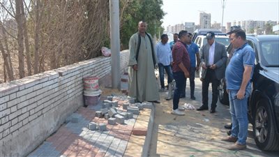 محافظ القليوبية يتابع مشروع ممشى النيل وشارع فريد ندا على الطريق الزراعي