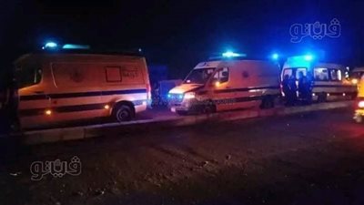 إصابة 6 أشخاص في انقلاب ميكروباص بالطريق الدائري اتجاه القاهرة الجديدة