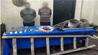 حبس عامل ونجله بتهمة التنقيب عن الآثار بالجمالية