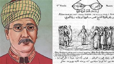فن الكاريكاتير في مصر، ظهر من خلال يعقوب صنوع عام 1878 وحكايات أبو شادوف وأبو قصعة وأبو الغلب