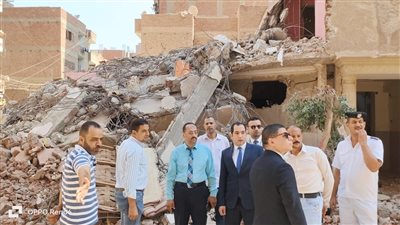 النيابة الإدارية تشكل لجنة للوقوف على سبب انهيار عقار بمحافظة المنيا
