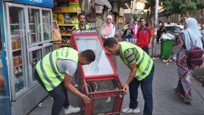 تحرير 22 مخالفة سير ورفع 310 إشغالات بالدقي (صور)