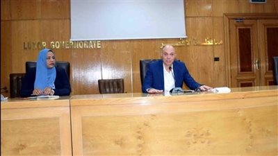 مناقشة تطبيق نظام الصرف الصناعي في البياضية بالأقصر 