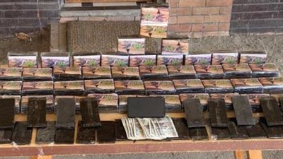 ضبط 240 طربة لمخدر الحشيش بحوزة أحد العناصر الإجرامية فى بورسعيد