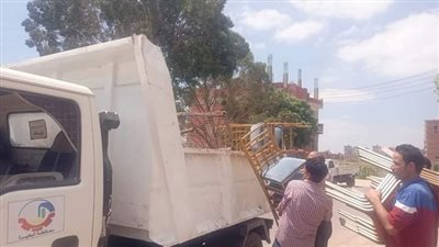 رفع 1371 حالة إشغال طريق مخالف بالبحيرة (صور)