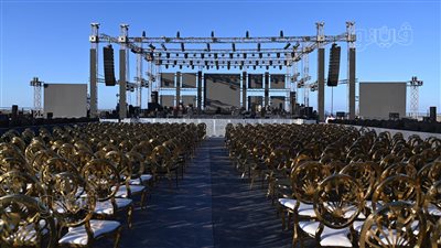 توافد الجمهور على حفل راغب علامة بالساحل الشمالي قبل انطلاقه بساعات (صور)