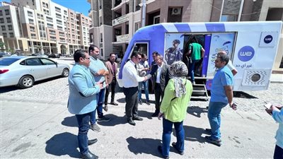 سيارة مجهزة لخدمة قاطني الحي السكني الثالث R 3 بالعاصمة الإدارية