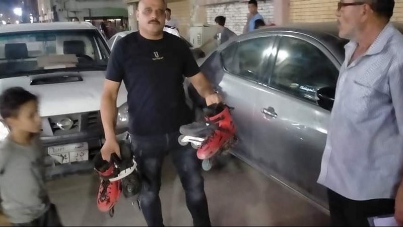 ضبط محل يؤجر إسكيت