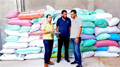 ضبط 20 طن قمح قبل بيعها في السوق السوداء بالبحيرة 