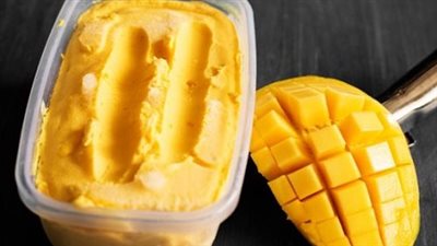 طريقة عمل آيس كريم مانجو، سهل وبسيط ومذاقه لا يقاوم 