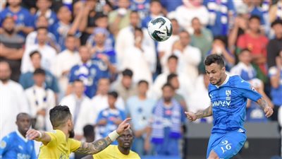 ميشيل ديلجادو يسجل الهدف الأول للهلال في شباك النصر ( صور)