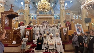 الأنبا أغناطيوس يناقش ترتيبات الخدمة مع كهنة إيبارشية المحلة الكبرى