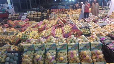 بالطبل البلدي والنبوت.. اشتعال مزاد المانجو في سوق المستقبل بالإسماعيلية (فيديو وصور) 