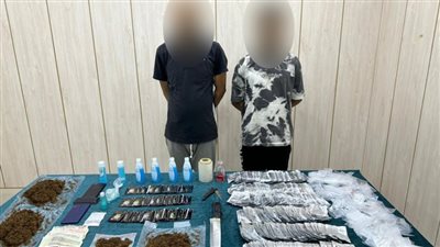 ضبط مصنع لمخدر الإستروكس في المعصرة 