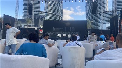 شاهد التجهيزات النهائية لمؤتمر تفاصيل مهرجان القاهرة للدراما في دورته الثانية 