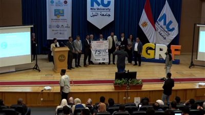 هندسة المنيا يفوز بالمركزين الأول والثالث لأفضل مشروعات بحثية بجامعة النيل (صور)