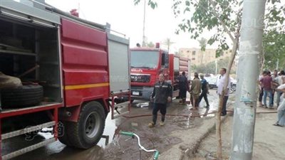 إخماد حريق داخل منزل بقرية نعيم ببني سويف 