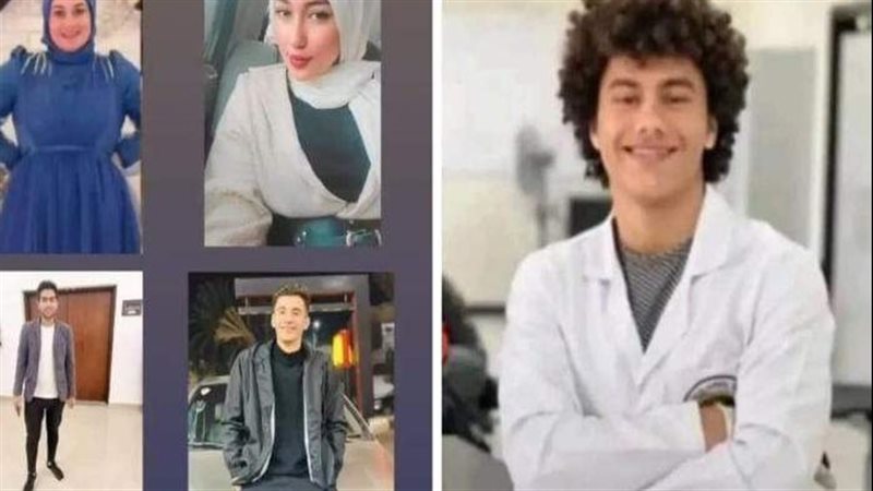 ضحايا حادث كفر شكر،