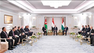  قادة مصر والأردن وفلسطين يرفضون الممارسات الإسرائيلية الاستيطانية وانتهاك القدس 