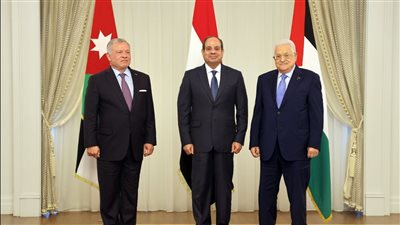 اتفاق بقمة العلمين الثلاثية على تحرك عربي جديد لملف فلسطين في الأمم المتحدة 