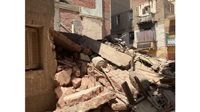 5 طوابق كوم تراب، النيابة تعاين عقار حدائق القبة المنهار (صور)